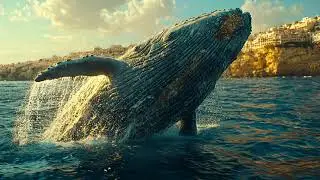 Whale Jump | AI Artwork