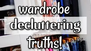 closet decluttering tips because its *NOT* about the clothes 😉