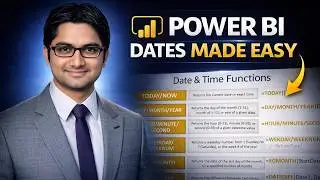 Power BI Date & Time Functions Explained | TODAY, EOMONTH, DATEDIFF,  + More