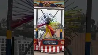 NYC Happy Labor Day Weekend! Family circus show! #nyc #shorts #circus #summer #laborday #unicycle