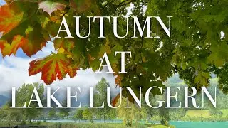 Autumn at Lake Lungern 4K