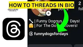 How To Add Threads in Instagram Bio(EASY)