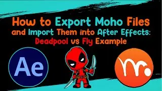 How to Export Moho Files and Import Them into After Effects: Deadpool vs Fly Example