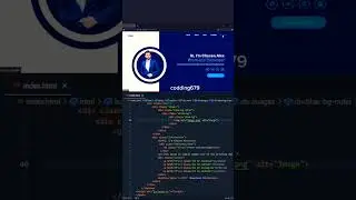 How to make portfolio website using Html css & JavaScript #javascript #coding #htmlwebsite