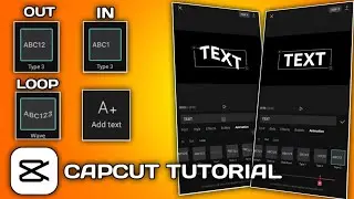 Capcut edit tutorial | How to add text and animation |Jedag jedug tutorial #howto