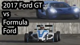 2017 Ford GT vs Formula Ford 1.0L EcoBoost Top Gear