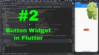 #2 How to use Button widget in Flutter  - Flutter tutorials for beginners or advanced learners