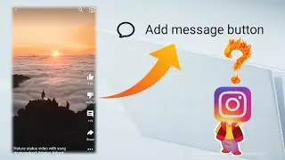 how to add reels message button on instagram_add message button