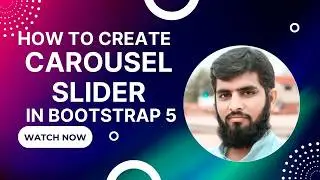 36.  How to Create a Responsive Carousel Slider Using Bootstrap 5 | Easy Guide for Beginners