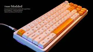 TM680 Stock vs Modded Typing Test (Gateron Black Ink)