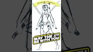 May The 4th Be With You Sketch Tribute | Star Wars | Ahsoka