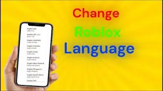 How to change your language for Roblox mobile/pc