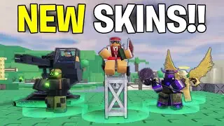 EVERY Tower Battles SKIN Showcase.. Are They Worth Grinding..? | Roblox Tower Defense X