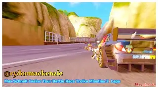 Cars 2 The Video Game | Max Schnell - Battle Race (Troika Missiles) | Casino Tour 3 Laps