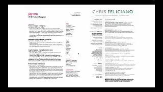 Professionalization: Resumes