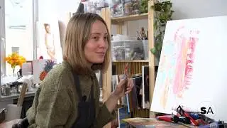Мастерская художницы Александры Чекаевой. Интервью с художницей