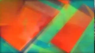 Red cubes on green screen ,7screen