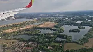 TAP Portugal A very beautiful landing of the flight tap portugal to London Heathrow Airport