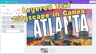 How to Use Layered Text in Canva | Beginner Canva Tutorials