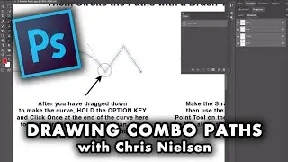 My Video Tutorial how to Draw Combination Paths in Photoshop CC.