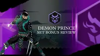 Shadow Fight 3:Demon Prince Set Bonus Review 😱[LYNX NEW SET]🔥😱
