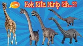 DINOSAURUS Mirip Jerapah  ➡  Sama-Sama Punya Leher Panjang  ❗❗