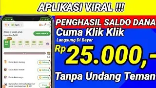 Viral !! Cuma Klik-klik Doank Dapat Saldo Dana Gratis - Aplikasi Penghasil Uang Terbaru 2022