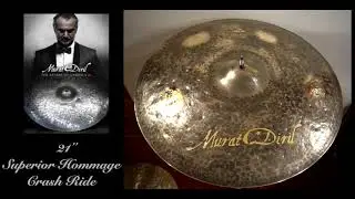 21'' Superior Hommage Crash Ride Cymbals Murat Diril