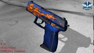 P2000 Fire Elemental Skin Wear & Float Preview