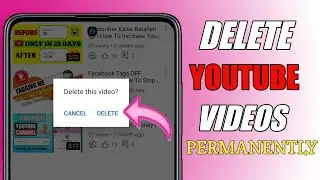 How To Delete YouTube Videos Permanently 2023 🤔 | YouTube Video Delete Kaise Kare