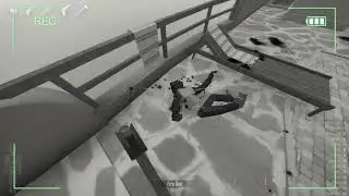 Pool terrorist attack (fake body, fake blood) (game: gorebox) 