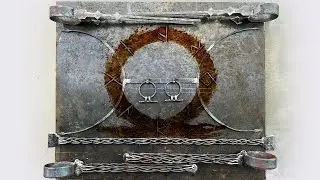 God of War Jotnar Shrine | Forged and Fabricated Cabinet Hardware for @brickdaddiy