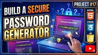💻 JavaScript Project 17 – Password Generator with Copy Feature!