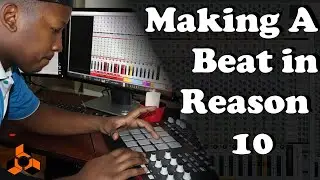 Making A Trap Beat with Reason 10 | With MPD32 and Midi-Controller