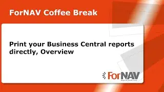 Print your Business Central reports directly, Overview