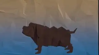 Logo Animation for Video | 2021 | Elegant Logo Maker | Origami Dog Logo: 143