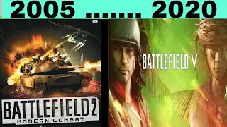 Battlefield Game PlayStation Evolution from 2005 to 2020