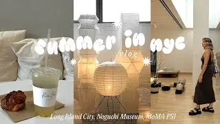 nyc vlog ☀️ noguchi museum, summer dj sets, fave japanese in lic, moma ps1, astoria coffee shops