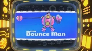 Mega Man 11 Superhero Mode Bounce Man Stage No Gear, Upgrades, Sub Weapons, No Damage