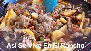 Asi Se Hace Bistec Con Papas En El Rancho, Así Se Vive En El Rancho