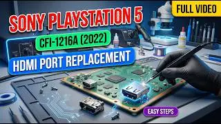 PS-5 HDMI Port Replacement Full Tutorial