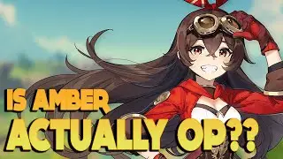 AMBER 1 SHOTTING HILLICHURLS LIKE A BOSS!!! :: #Genshin #Shorts