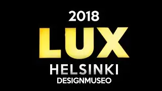 Lux Helsinki 2018 -valotaidetapahtuma – Designmuseon valotaideteos