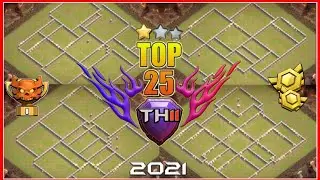 NEW TOP 25 TH11 WAR BASE + LINK | ANTI ZAP WITCHES BASES | TOP 25 BEST TH11 WAR BASE DESIGN | COC