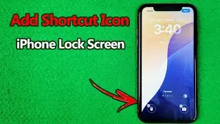 How to Add Shortcut Icon on iPhone Lock Screen | iOS 18