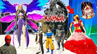 HELL QUEEN Playing Chupan Chupai With Kamla Indian Ghost and Serbian Dancing Lady | GTAV AVENGERS