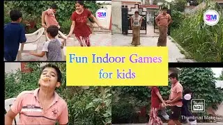 Fun Indoor games for kids by bumpnmum l Minute to win it party games l how to engage kids at home