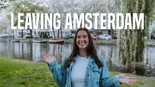 LEAVING AMSTERDAM | Flying from Amsterdam to Manchester, UK