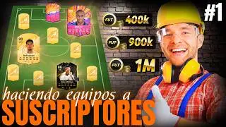 😱¡QUÉ LOCURA de EQUIPOS para mis SUBS en FC 25! 🎮 HACIENDO EQUIPOS A SUSCRIPTORES Ep.1 #fifa #fc25
