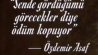 💕Özdemir Asaf 🥰aşk hiç bu kadar güzel anlatılmamıştı👏En güzel aşk sözleri kısa ve öz..